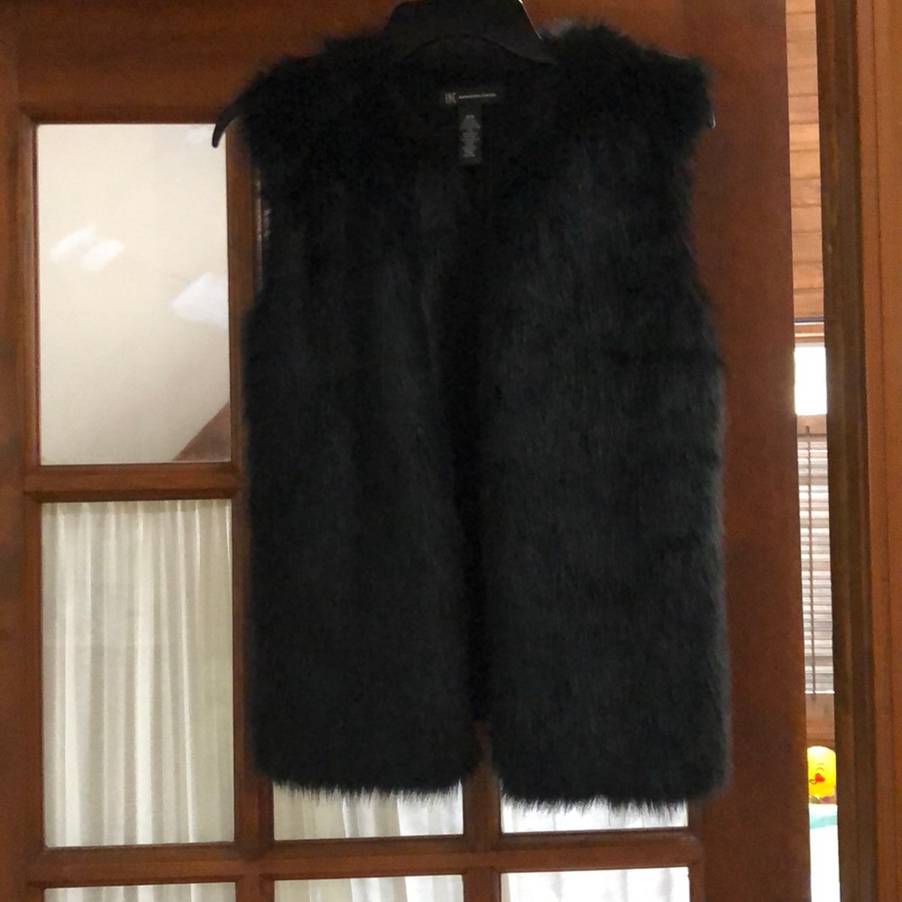 Faux fur vest